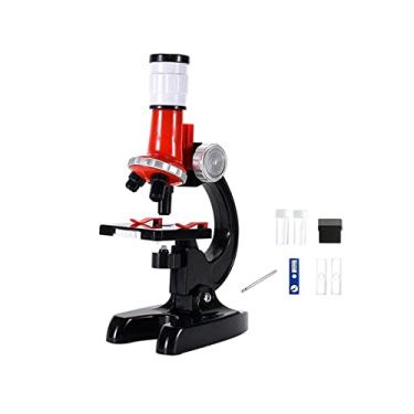 Imagem de Kit de acessórios para microscópio 1200 vezes conjunto de microscópio infantil Slides para microscópio