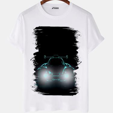 Imagem de Camiseta masculina Carro Rocket League Octane Jogo Art Camisa Blusa Branca Estampada