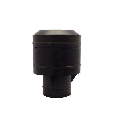 Imagem de Chapéu Preto Tipo Canhão Sputinik Chaminé 200 Mm De Diâmetro