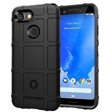 Imagem de YUNCHAO Caixa de telefone Caso TPU à prova de choque à prova de choques para Google Pixel 3 à prova de choques do Google 3 capa para celular