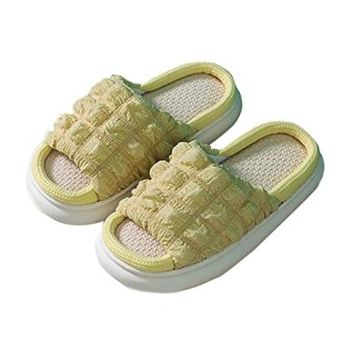 Imagem de Chinelos femininos, sandálias super macias unissex respiráveis praias deslizantes de banho chinelos de banho quarto spa casa chinelos para mulheres