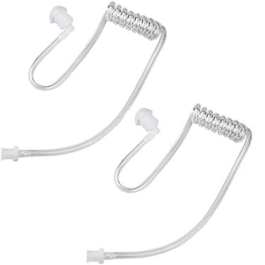 Imagem de Tubo acústico de substituição para fones de ouvido de rádio bidirecionais estilo FBI, Motorola Kenwood Walkie Talkie Earpiece 【2 unidades】 com 2 fones de ouvido de rádio da LeiMaxTe