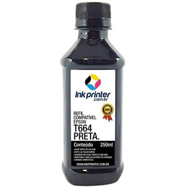 Imagem de Tinta para Epson L495 - Preto - Compatível Inkprinter (t664-250ml)