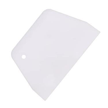 Imagem de Tofficu 2 peças raspador de plástico para decoração de bolo para cobertura de bolo creme mais suave espátula de mistura para assar massa raspador espátula antiaderente para bolo de confeitaria