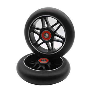 Imagem de Z-FIRST 2 peças de rodas Pro Scooter de 110 mm com rolamentos ABEC 9 adequados para rodas de substituição MGP/Razor/Lucky Envy/Vokul Pro scooters