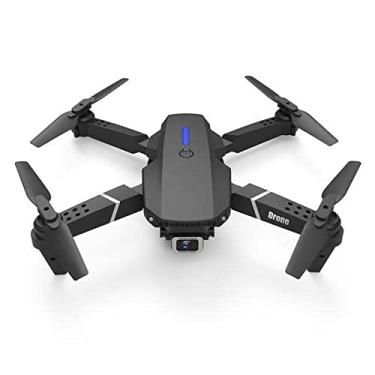 Imagem de FAITDER E88 Pro Dobrando Conveniente Drone 4k HD Dual Camera Aerial Quadcopter Controle Remoto de Aeronave com Bolsa de Armazenamento (Preto, 4K câmera dupla + 3* bateria)
