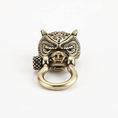 Imagem de Materiais para fabricação de joias ferramentas ao ar livre contas de paracorda, contas espaçadoras de ouro bordado cabeça de urso animal acessórios de pulseira DIY (ouro retrô)