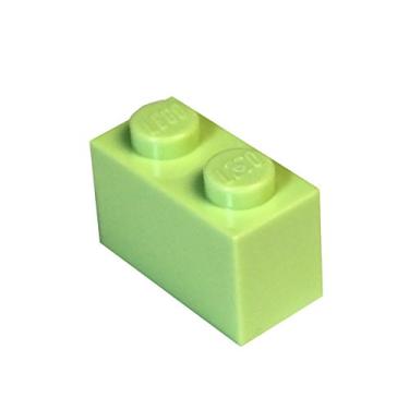 Imagem de LEGO Parts and Pieces: Yellowish Green (Spring Yellowish Green) 1x2 Brick x50