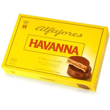 Imagem de Alfajor Chocolate 600g Caixa com 12 Unidades - Havanna