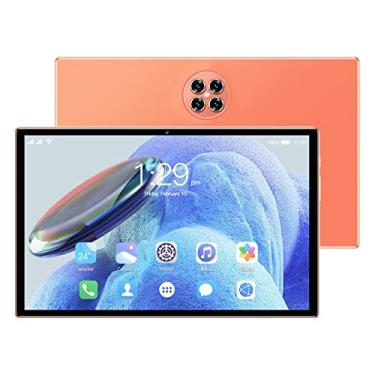 Imagem de Tablet 10,1 Polegadas M11 Tela de Android 8, 4GB+64GB Dual Sim Card Tablet 1280x800 HD, Câmera 2MP/5MP, WiFi, Bluetooth, GPS, Bateria de 4000mAh (cor de laranja)