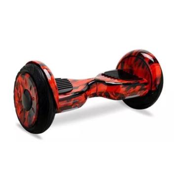 Imagem de Hoverboard Vermelho Fogo 10 Polegadas Skate Elétrico