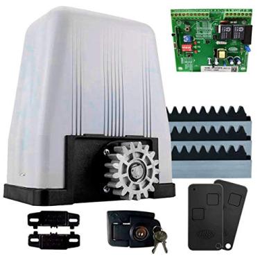 Imagem de Motor Para Portão Eletrônico DZ4 SK 36 1/3 de HP 800kg Rossi 3 Metros e Meio de Cremalheira (127)