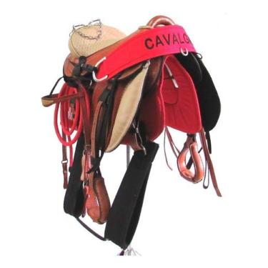 Imagem de Sela Australiana Havana Iene Completa Arreada Com Aba + Acessorios