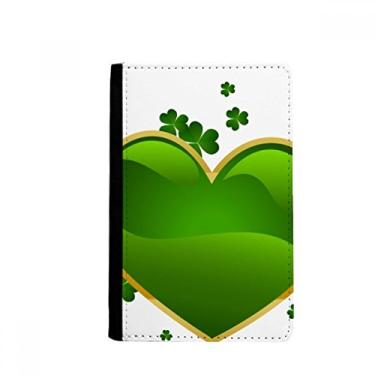 Imagem de Clover Heart Ireland St.Patrick's Day Porta-passaporte Notecase Burse capa carteira porta-cartões
