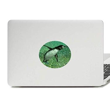 Imagem de Adesivo de notebook com emblema de vinil com imagem da natureza do pinguim do sul da água