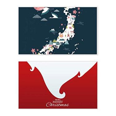 Imagem de Mapa especial tradicional japonês, feriado, feriado, cartão de felicitações, mensagem de Natal