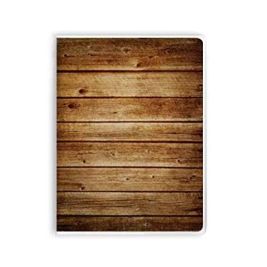 Imagem de Caderno com estampa de listras de perfuração irregular, capa de goma