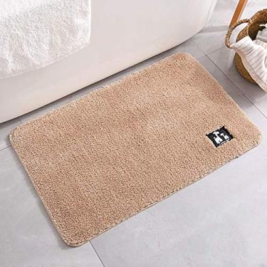 Imagem de Os tapetes antiderrapantes para banheiro Junjiale são super absorventes de veludo para banheiro. 15,7 x 23,15 cm