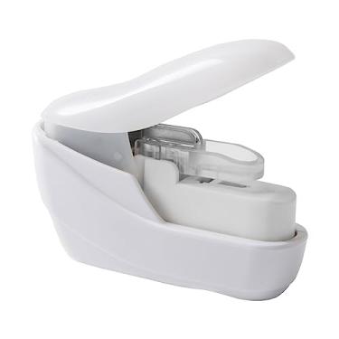 Imagem de dalisp Grampeador seguro portátil Sem grampos Grampeador com capacidade de 4 folhas r Papel Bg Loja Escritório escolar Suprimentos domésticos
