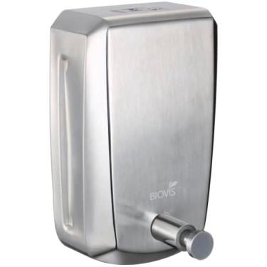 Imagem de Dispensador Saboneteira Líquida Noble Inox 800ml - Aço inox 304 Escovado - Biovis