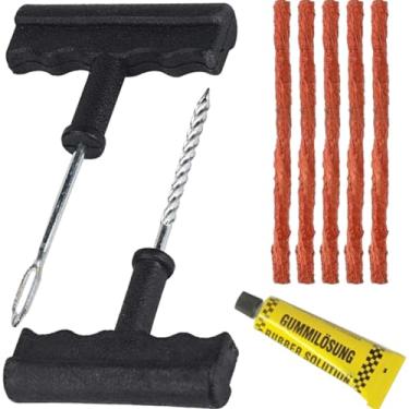 Imagem de Kit Reparo Borracheiro P/Pneus Sem Câmara Carro/Moto Prof