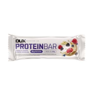 Imagem de Dux Protein Bar Display (12 unid. 60g), Sabor Chocolate branco c/Frutas vermelhas