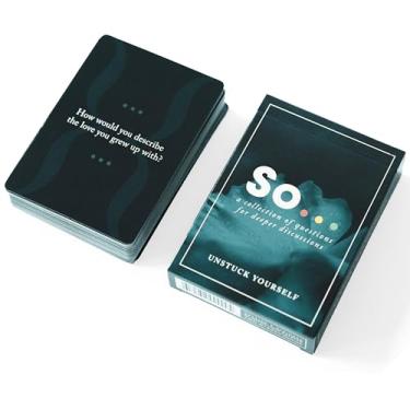 Imagem de SO ... Cards Unstuck Yourself - Powerful Conversation Starter Cards for Meaningful Discussion and Introspection