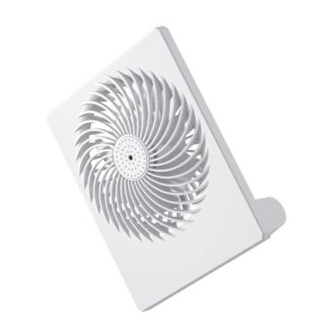 Imagem de Alipis 1 Conjunto Mini ventilador de aroma ventoinha fã de verão ventilador de mesa USB ventilador de carregamento USB portátil Aromaterapia aluna abdômen branco