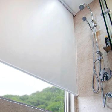 Imagem de Persiana Rolo Blackout Pinpoint Cinza - 1,00m x 1,20m