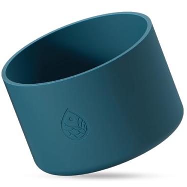 Imagem de REUZBL Bota protetora de silicone para garrafa Owala FreeSip 1,134 g, Hydro Flask 947-1,134 g, frasco de ferro, Takeya, Thermoflask e garrafas de água de boca larga semelhantes, acessório de garrafa