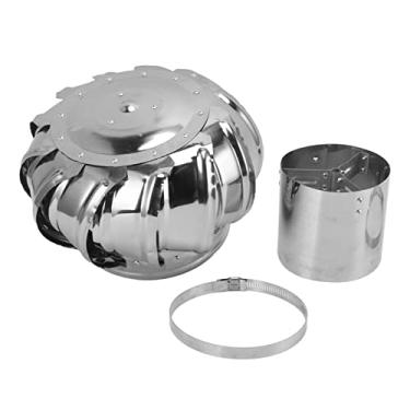 Imagem de shenruifa Ventilador de telhado automático silencioso de aço inoxidável Pipefit Ventilador de ventilação de telhado Turbinas eólicas Ventilador de sótão