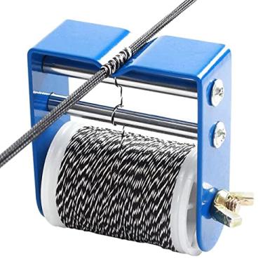 Imagem de SOPOGER Arco e flecha para servir gabarito de linha de 120 jardas/110 m Material de serviço de corda de arco ferramenta para amarrar arco composto/recurvo Peep Sight Nock Acessórios de manutenção