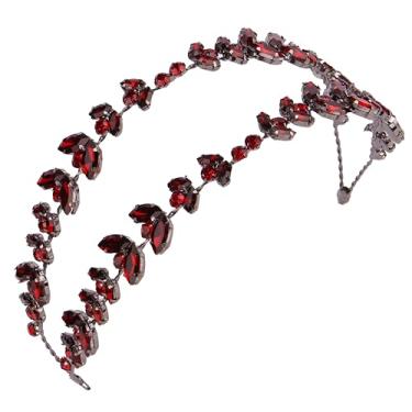 Imagem de LIMELIA Tiara feminina coroa para festa de casamento de henna, acessórios de cabelo com glitter para festa de aniversário, baile de formatura, fantasia de Halloween, festa de Natal - design alfa,
