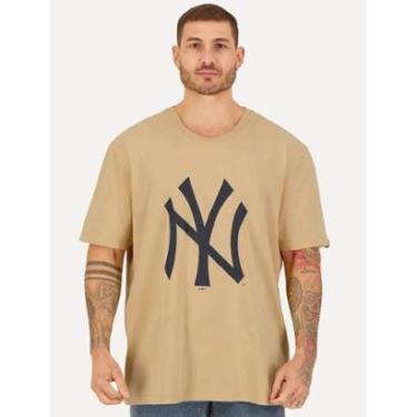 Imagem de Camiseta New Era Masculina MLB New York Yankees Caqui-Masculino