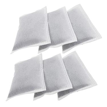 Imagem de Shurex Kit desodorizador de lata de lixo eliminador de odor de carbono ativado adesivo para latas de lixo grandes, caixas de compostagem de cozinha interna, latas de lixo com sensor de degrau grande ou sem toque (6 filtros de recarga)