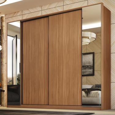 Imagem de Guarda Roupa Casal 2 Espelho 4 Portas Flex 4 Gavetas Laredo Demartêz - Amendola/NUde Prime TX