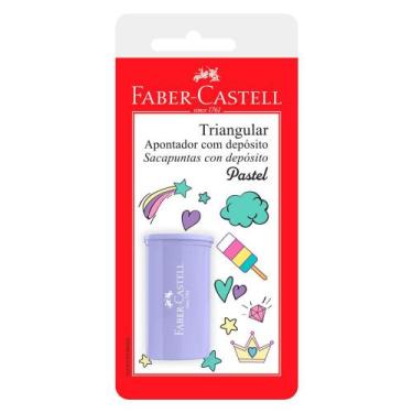Imagem de Apontador Com Depósito Triangular Lilás - Faber-Castell