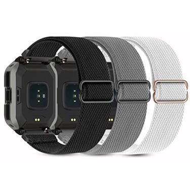 Imagem de Folavii Pulseira de nylon elástico de 22 mm compatível com KOSPET Tank M2/M3/M3 Ultra/T2/T3/T3 Ultra, pulseiras de reposição ajustáveis de liberação rápida para AMAZTIM M2/T2 pulseira esportiva