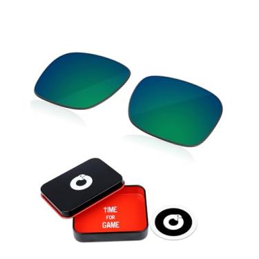Imagem de OWORK Lentes de reposição de policarbonato para óculos de sol Oakley Jupiter Squared OO9135 - Verde esmeralda