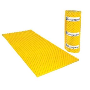 Imagem de Colchão Piramidal Solteiro D-18 Amarelo 85X185X4Cm