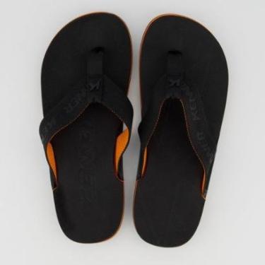 Imagem de Chinelo Kenner NK6 Ampass Preto e Laranja-Unissex