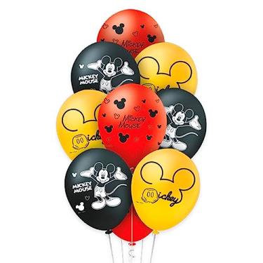 Imagem de BALAO LATEX REDONDO 9 pol. MICKEY MOUSE 25 un.