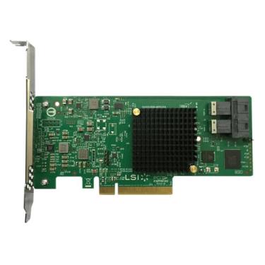 Imagem de LSI Adaptador de barramento host Broadcom SAS 9300-8i 8 portas 12Gb/s SATA+SAS PCI-Express 3.0 de baixo perfil