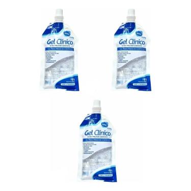 Imagem de Kit 3- Gel Clínico De Contato Condutor Ultrassom 100 Ml