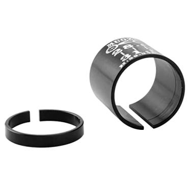 Imagem de Adaptador de extensão de calço de garfo de haste de bicicleta 28,6 mm para 31,8 mm - preto