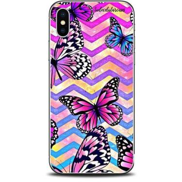 Imagem de Capa Case Capinha Personalizada Motorola Moto G71 Borboletas - Cód. 10