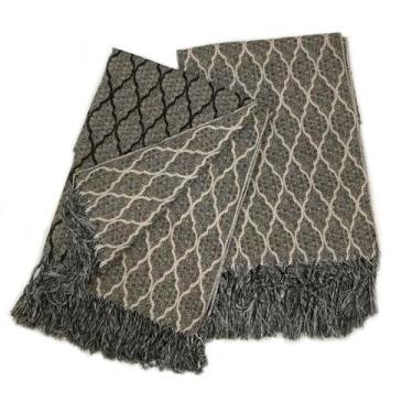 Imagem de Kit 2 Mantas Poltrona Xale para Sofá e Cama Grande Decoração Luxuosa 1