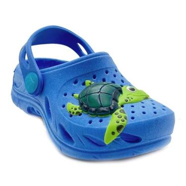 Imagem de Babuche Plugt Ventor Baby Tartaruga Azul Royal 204.099, 25/26, Azul ro