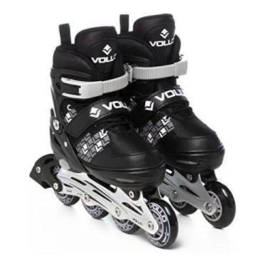 Imagem de Patins In Line Cinza e Preto Pequeno Vollo Sports