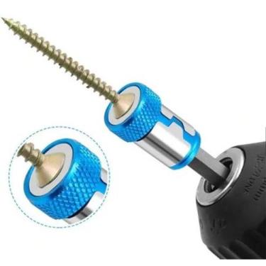 Imagem de Kit 3 Bits Super Imã Anel Magnético P/ Parafusadeira 1/4 - Fox Tools